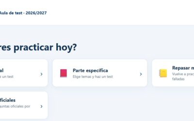 Nueva aula de test: más de 10.000 preguntas para preparar Seguridad Social